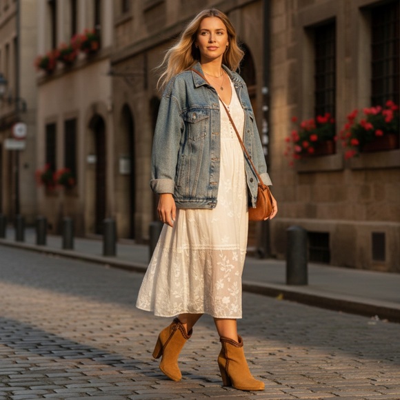 RARE Frye Madeline Trim Fringe Suede Ankle Bootie - Picture 4 of 15